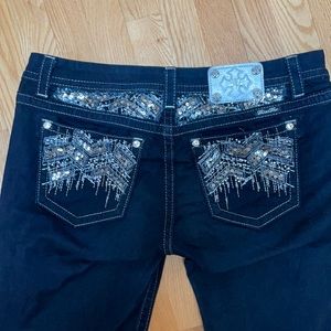 MissMe 💙 Mid Rise Easy Boot Dark Jeans